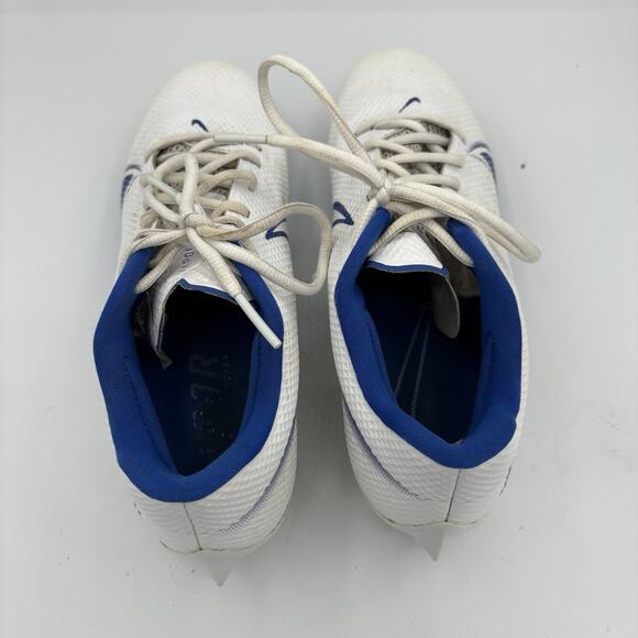 Nike Football Cleats Mens Size 8 Vapor 360 Speed White Blue Spikes CD0082-101 B4 - Picture 7 of 12